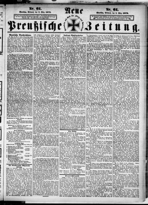 Neue preußische Zeitung vom 13.03.1872