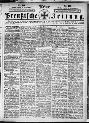 Neue preußische Zeitung vom 23.03.1872
