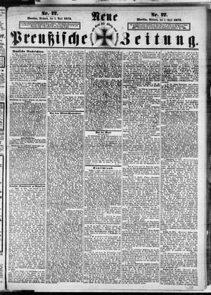 Neue preußische Zeitung vom 03.04.1872
