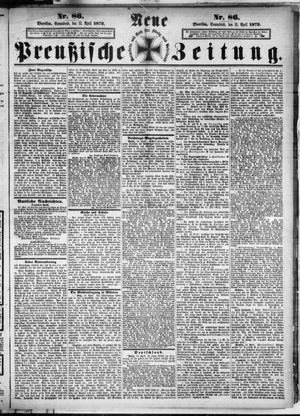 Neue preußische Zeitung vom 13.04.1872