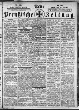Neue preußische Zeitung vom 14.04.1872