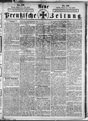 Neue preußische Zeitung vom 17.04.1872