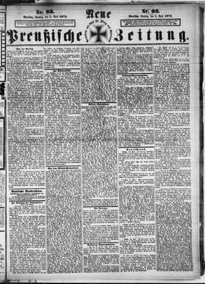Neue preußische Zeitung vom 21.04.1872