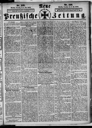 Neue preußische Zeitung vom 23.05.1872