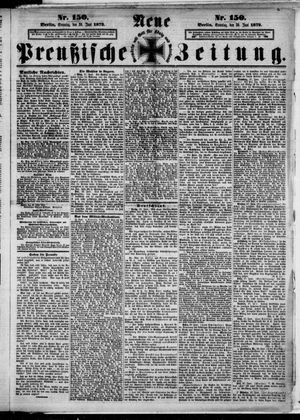 Neue preußische Zeitung vom 30.06.1872