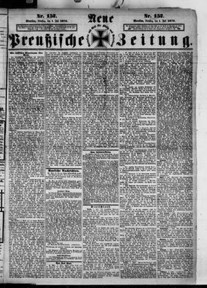 Neue preußische Zeitung vom 09.07.1872