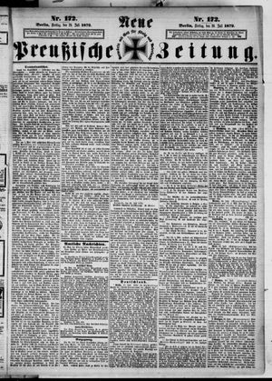 Neue preußische Zeitung vom 26.07.1872