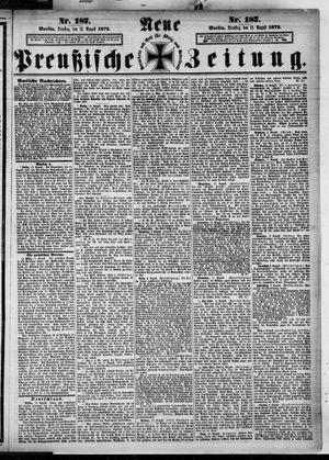 Neue preußische Zeitung vom 13.08.1872