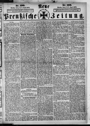 Neue preußische Zeitung vom 16.08.1872