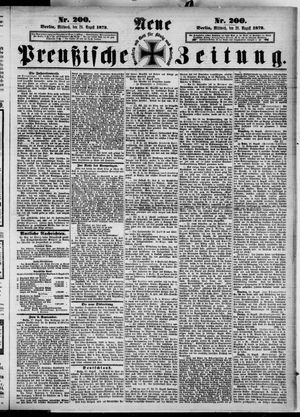 Neue preußische Zeitung vom 28.08.1872