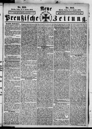 Neue preußische Zeitung vom 10.09.1872