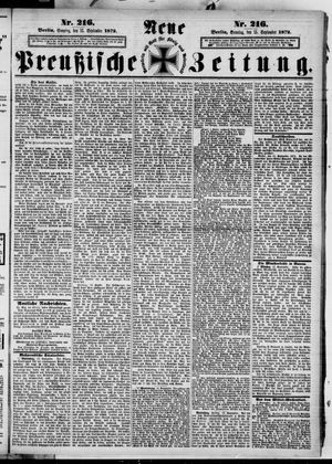 Neue preußische Zeitung vom 15.09.1872