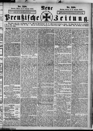 Neue preußische Zeitung vom 18.09.1872