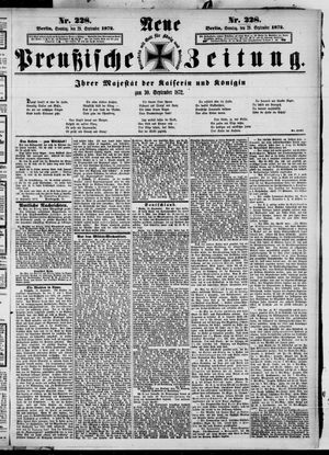 Neue preußische Zeitung vom 29.09.1872