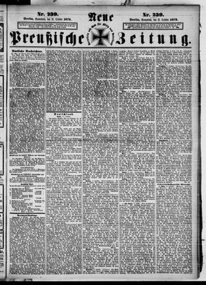 Neue preußische Zeitung vom 12.10.1872