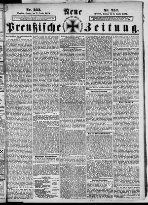 Neue preußische Zeitung vom 27.10.1872