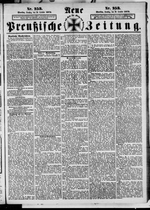 Neue preußische Zeitung vom 29.10.1872