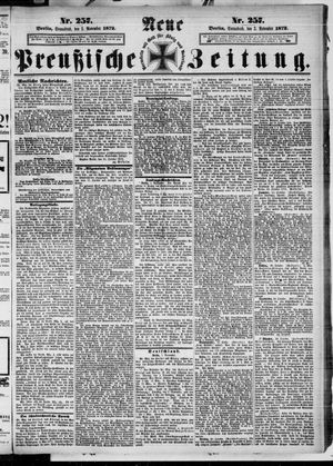 Neue preußische Zeitung vom 02.11.1872