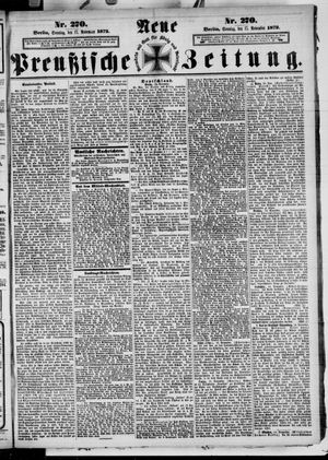 Neue preußische Zeitung vom 17.11.1872