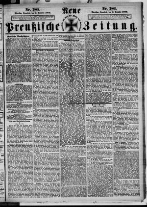 Neue preußische Zeitung vom 30.11.1872