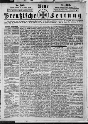 Neue preußische Zeitung vom 28.12.1872