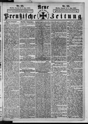 Neue preußische Zeitung vom 18.01.1873