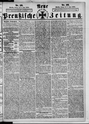 Neue preußische Zeitung vom 19.01.1873