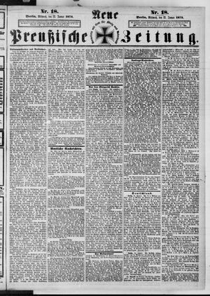 Neue preußische Zeitung vom 22.01.1873