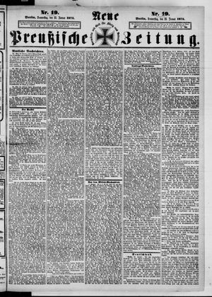 Neue preußische Zeitung vom 23.01.1873