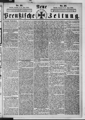 Neue preußische Zeitung vom 25.01.1873