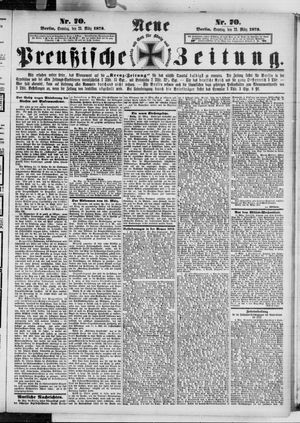 Neue preußische Zeitung vom 23.03.1873
