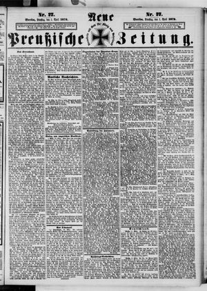 Neue preußische Zeitung vom 01.04.1873