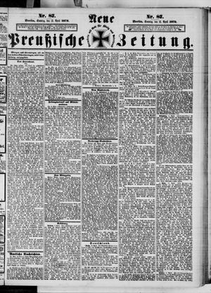Neue preußische Zeitung vom 13.04.1873