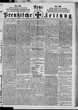 Neue preußische Zeitung vom 19.04.1873