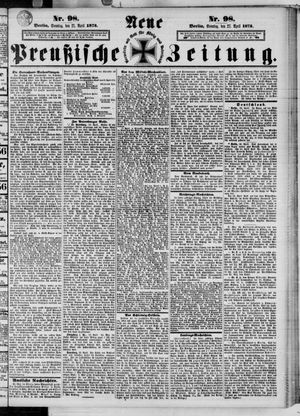 Neue preußische Zeitung vom 27.04.1873