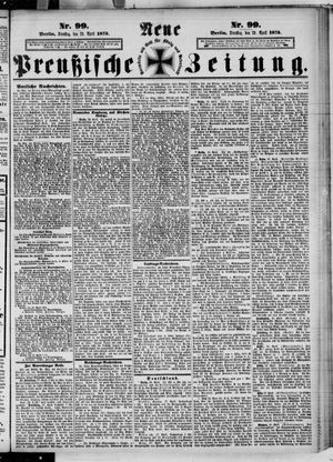 Neue preußische Zeitung vom 29.04.1873
