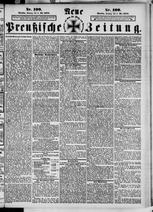 Neue preußische Zeitung vom 11.05.1873