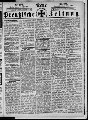 Neue preußische Zeitung vom 31.07.1873