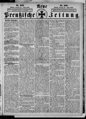 Neue preußische Zeitung vom 07.08.1873