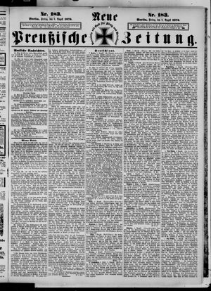 Neue preußische Zeitung vom 08.08.1873