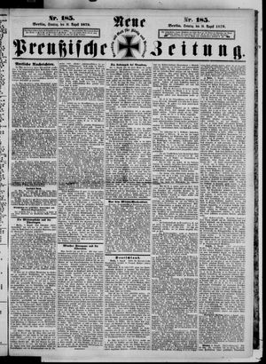 Neue preußische Zeitung vom 10.08.1873