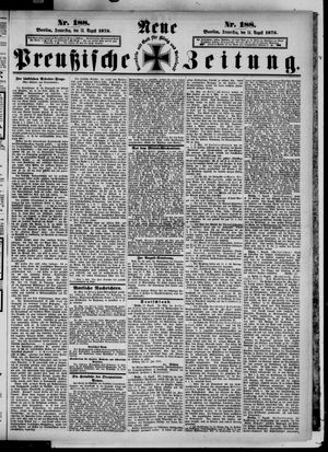 Neue preußische Zeitung vom 14.08.1873