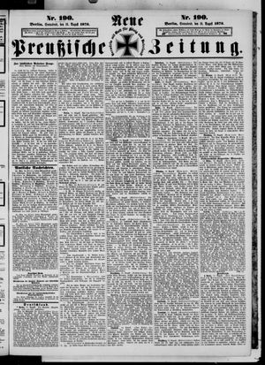 Neue preußische Zeitung vom 16.08.1873