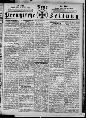 Neue preußische Zeitung vom 24.08.1873