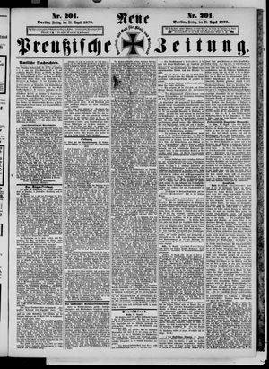 Neue preußische Zeitung vom 29.08.1873