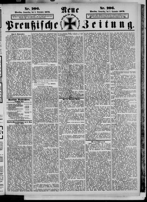 Neue preußische Zeitung vom 04.09.1873