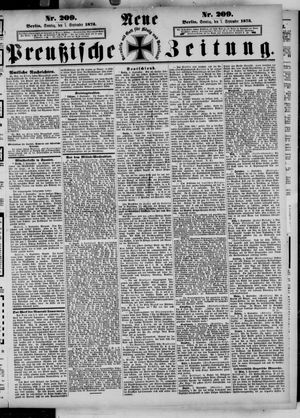Neue preußische Zeitung vom 07.09.1873