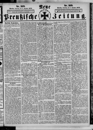 Neue preußische Zeitung vom 11.09.1873