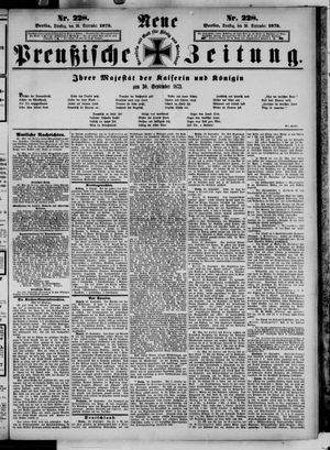 Neue preußische Zeitung vom 30.09.1873