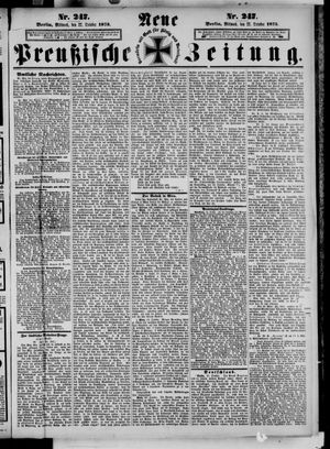 Neue preußische Zeitung vom 22.10.1873